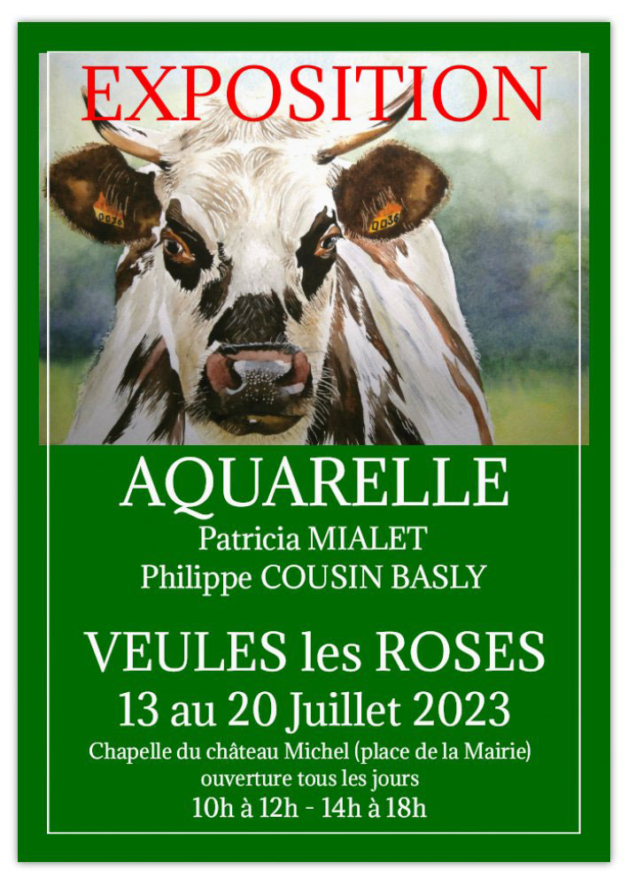 Aquarelle - Veules-les-Roses - 13-20 Juillet 2023