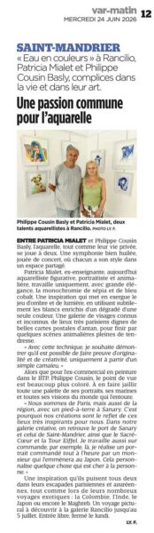 Article Var Matin du 24 Juin 2026 : Saint Mandrier - 